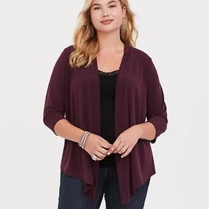 Torrid Cascading Cardigan Size 3